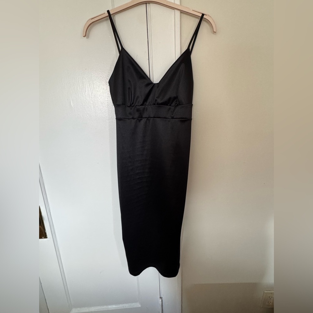 Elegant Black Slip Dress